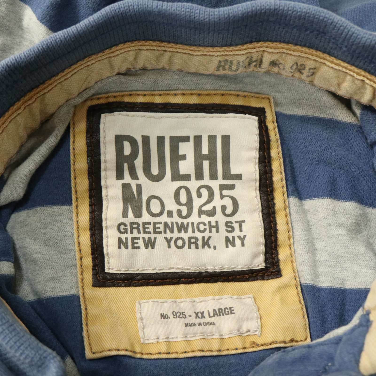 RUEHL No.925 ルール ナンバー925 半袖 ボーダー ポロシャツ RUEHL No.925 ルールナンバー925 春夏 刺繍☆ 半袖 ボーダー