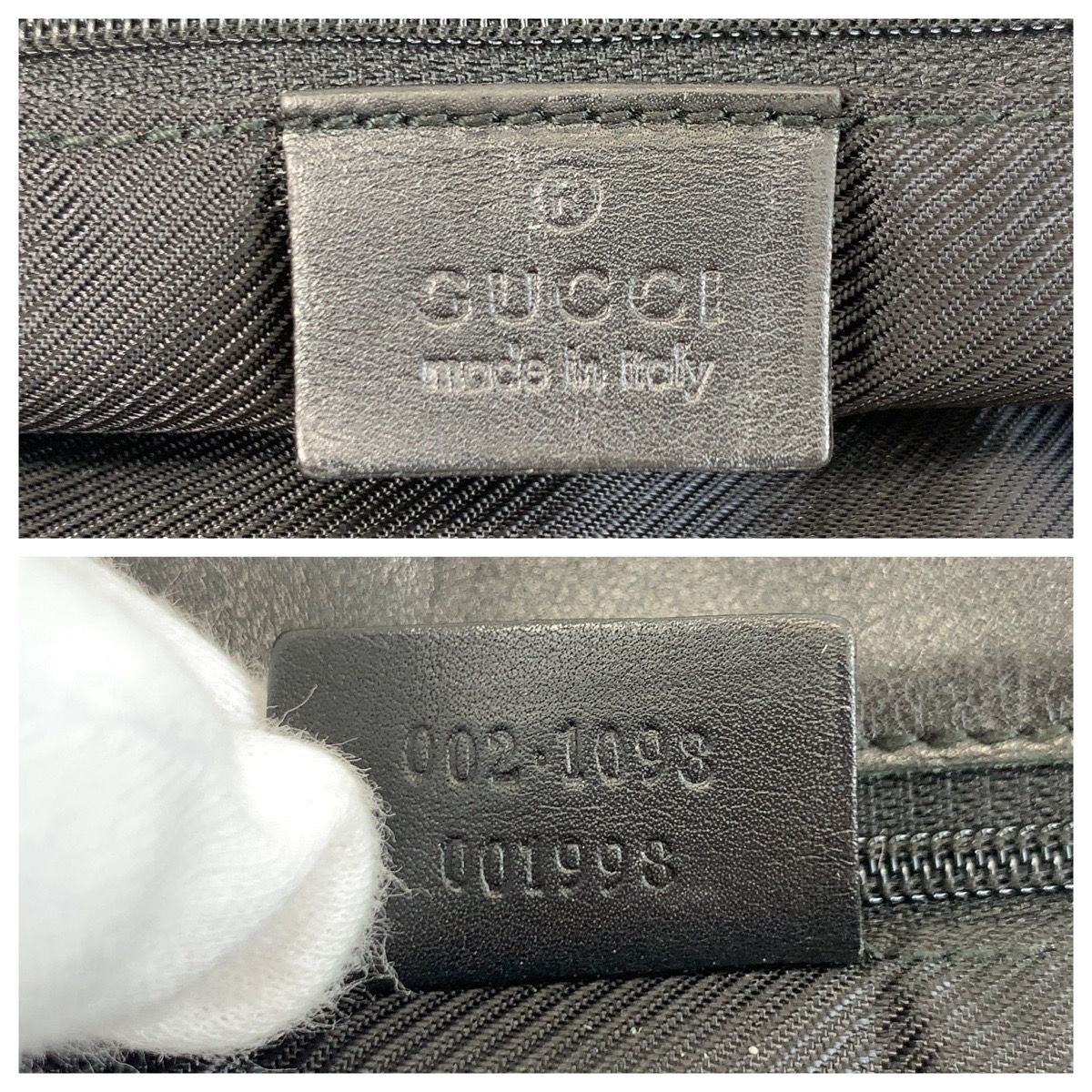 美品 GUCCI グッチ ブラウン ゴールド金具 GGキャンバス/レザー