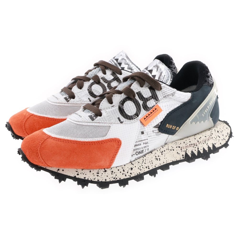 RUN OF (ランオブ) RO-1 HYPE メッシュスエードローカットスニーカー