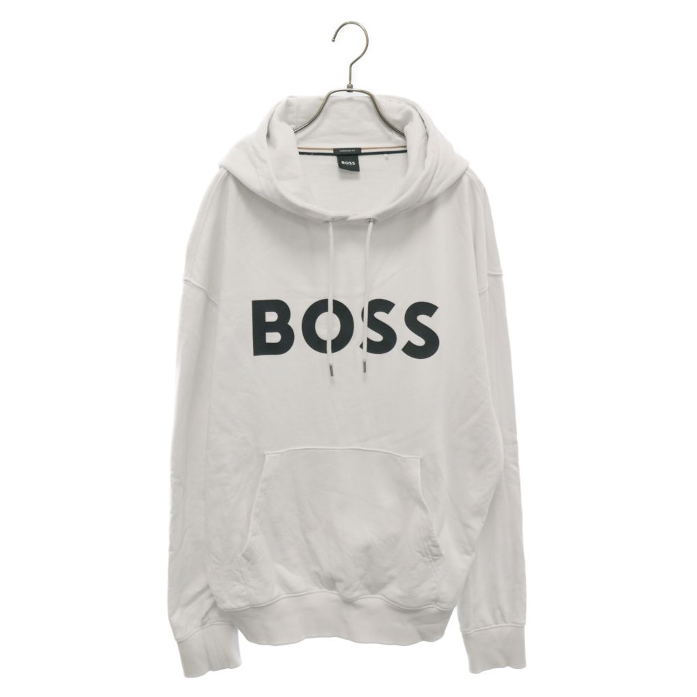 HUGO BOSS (ヒューゴボス) ロゴプリント プルオーバーパーカー