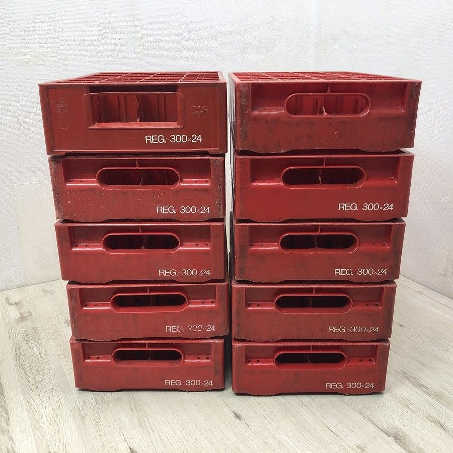 10個セット 赤ケース