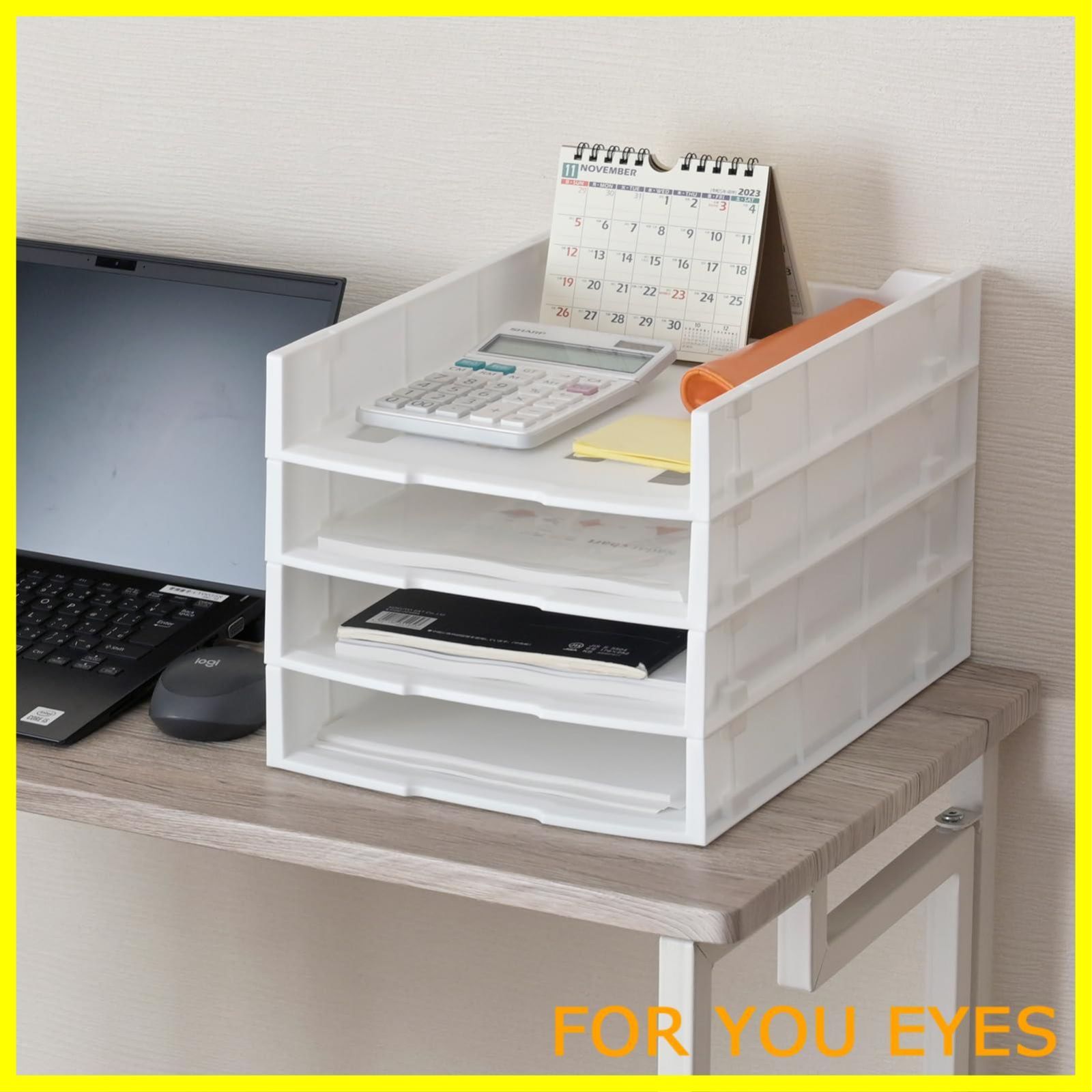 新着商品】[山善] ラック ユースフルA4ラック 【4個セット】 書類整理