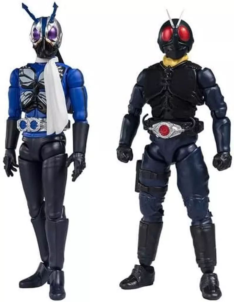 食玩 トレーディングフィギュア SHODO-O シン 仮面ライダー 仮面ライダー第0号＆大量発生型相変異バッタオーグ バンダイ