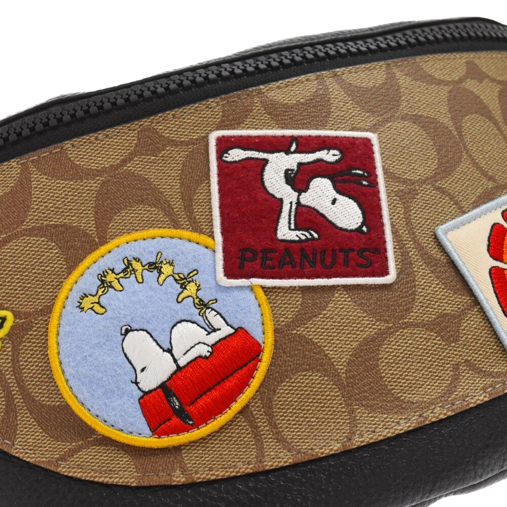 COACH (コーチ) ×PEANUTS ピーナッツコラボ シグネチャーキャンバス  