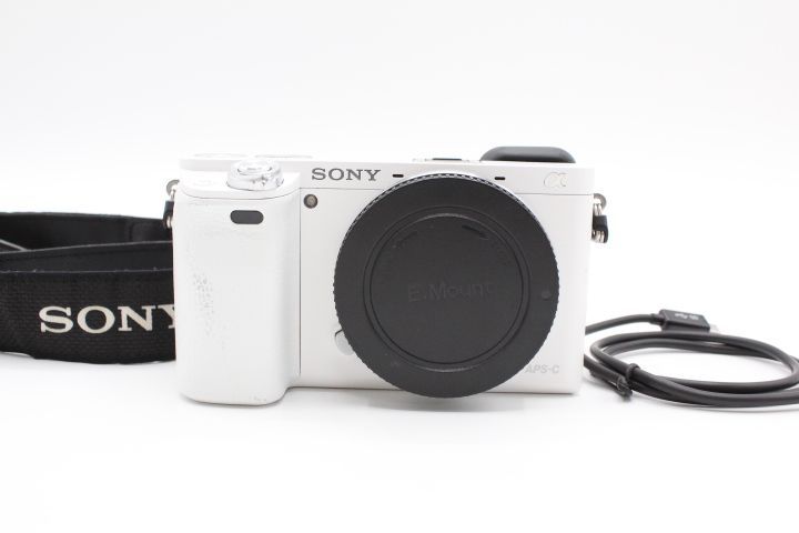 良品】SONY ソニー ミラーレス一眼 α6000 ボディ ホワイト