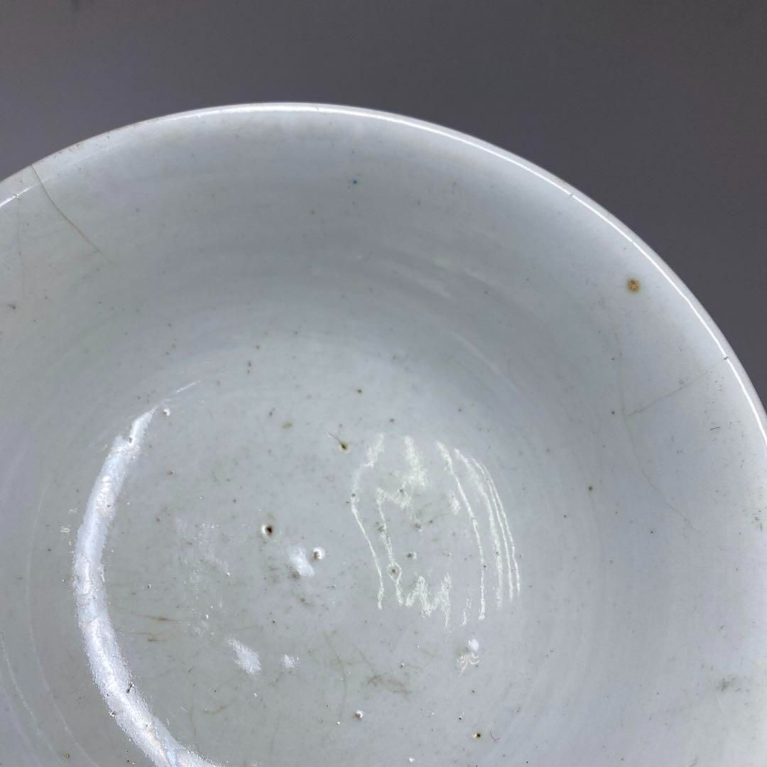 江戸後期 南紀男山呉州青絵蓋付鉢 身約17.5㎝ 本Y6-1106タサオ