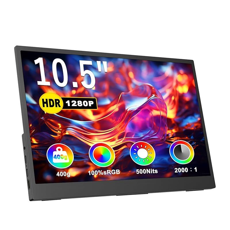 新品【EVICIV】Portable monitor 10.5インチ 新品【EVICIV】Portable monitor 10.5インチ Amazon.co.jp