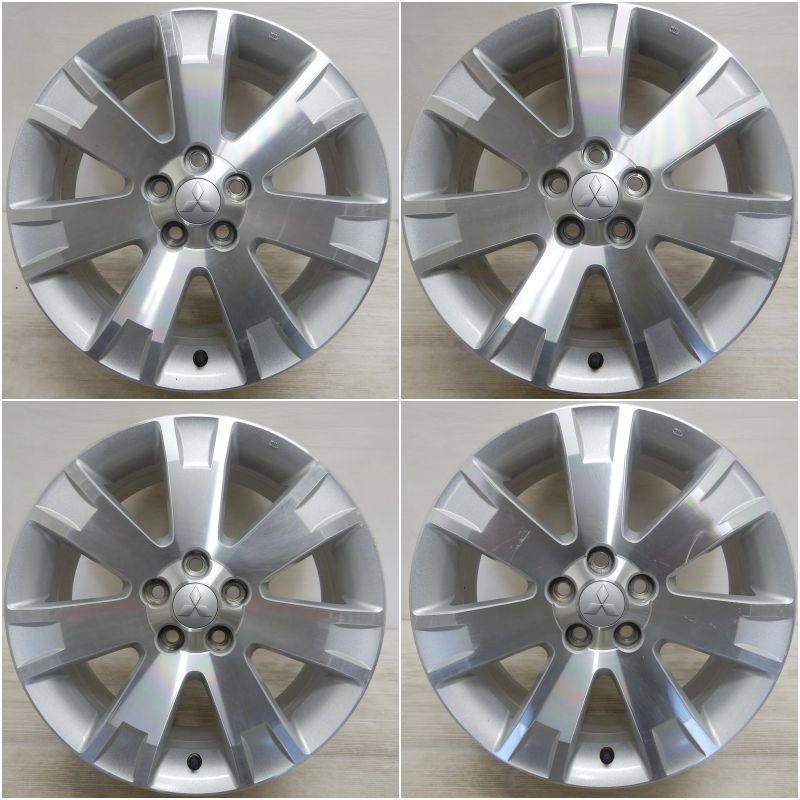 中古アルミ18Ｘ7.0　デリカＤ5純正　18Ｘ7.0　4本セット　アウトランダー 中古アルミ18X7.0 デリカD5純正 18X7.0 4本セット