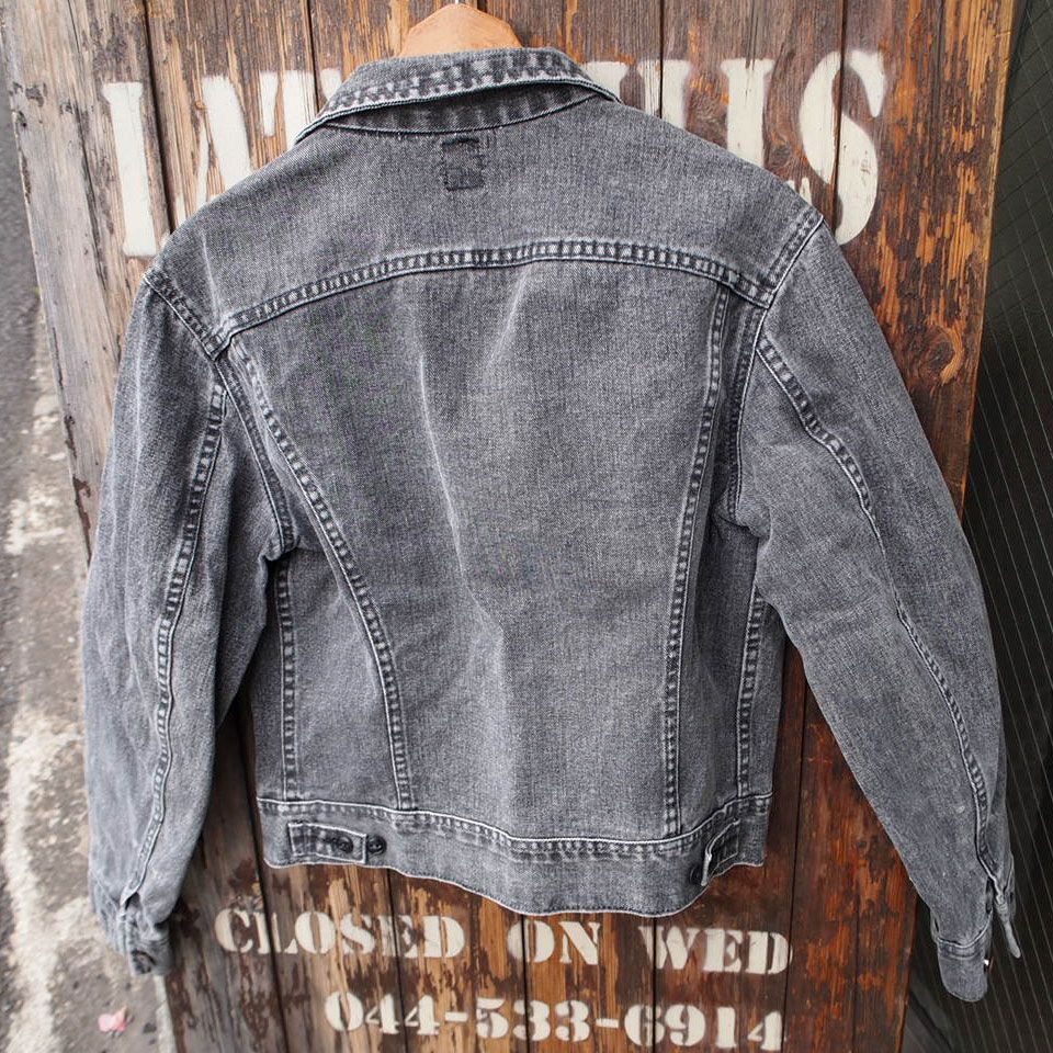 80's Vintage 黒タグ USA製 【Lee】220 リー 先染め ブラック