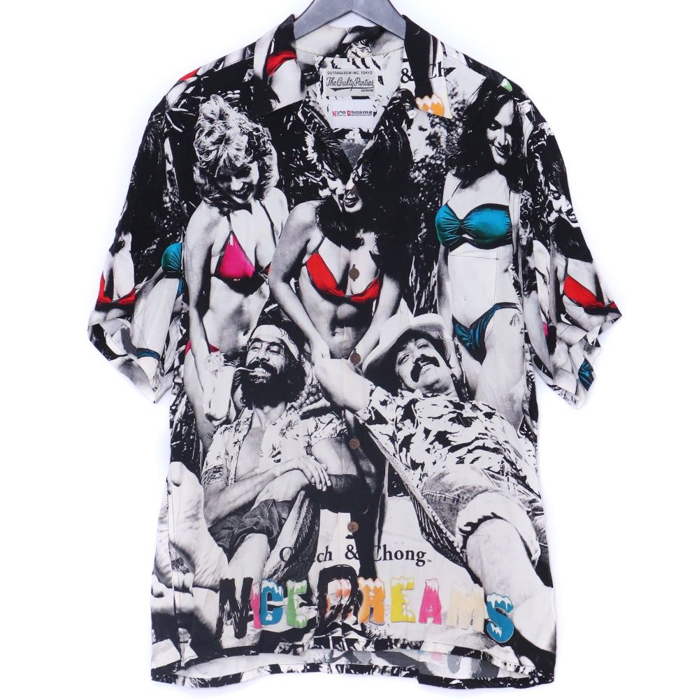 WACKO MARIA × NICE DREAMS S/S HAWAIIAN SHIRT Mサイズ ブラック CCND-WM-HI01