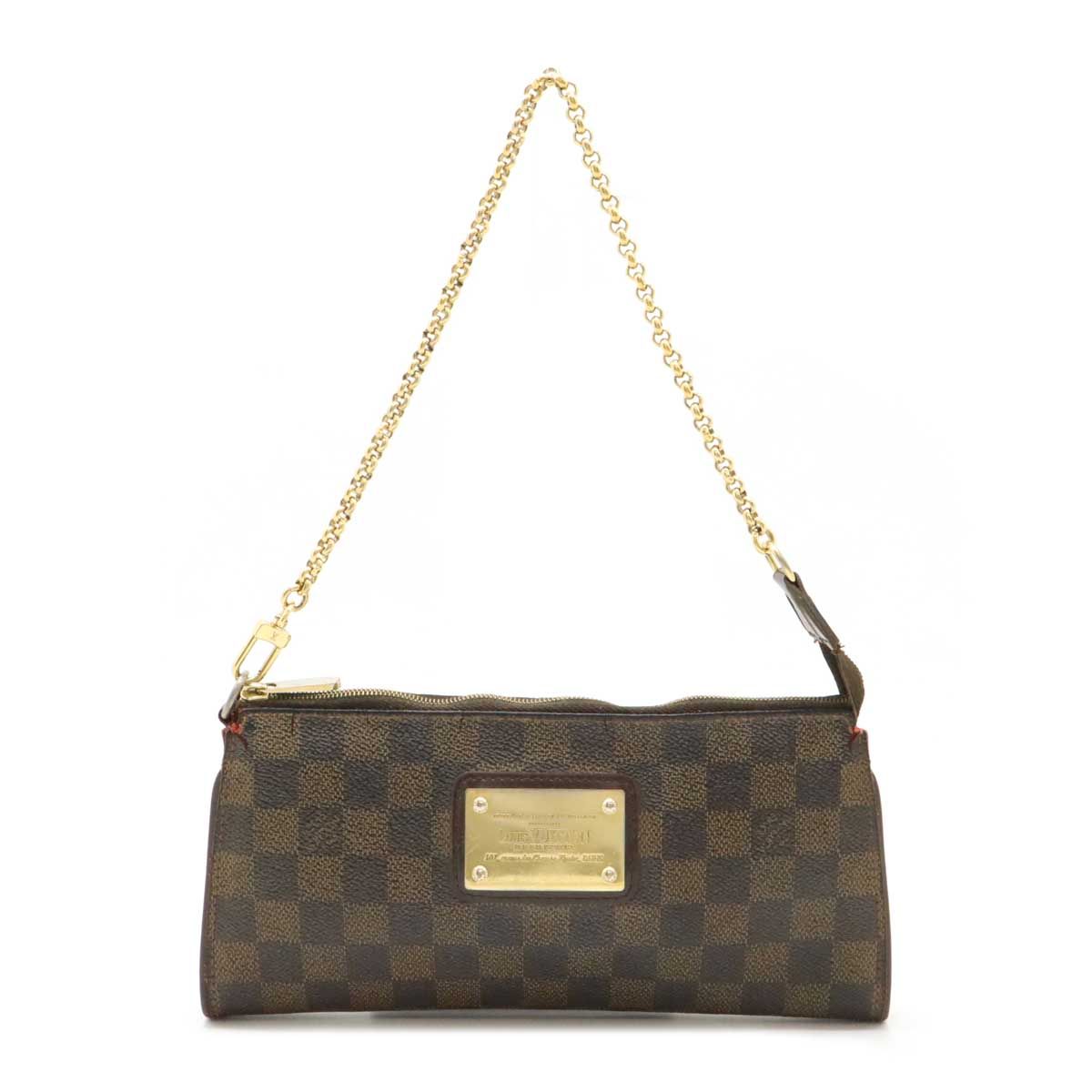 LOUIS VUITTON ルイ ヴィトン ダミエ ソフィ アクセサリーポーチ ハンドバッグ チェーンストラップ N51135