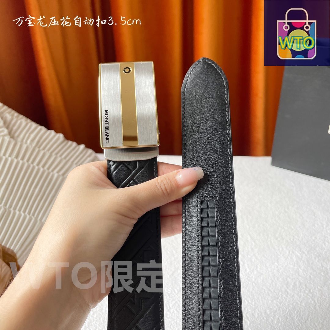 MONTBLANC モンブランメンズ未使用ベルト MONTBLANC（筆記具、時計） モンブラン ベルト リバーシブル