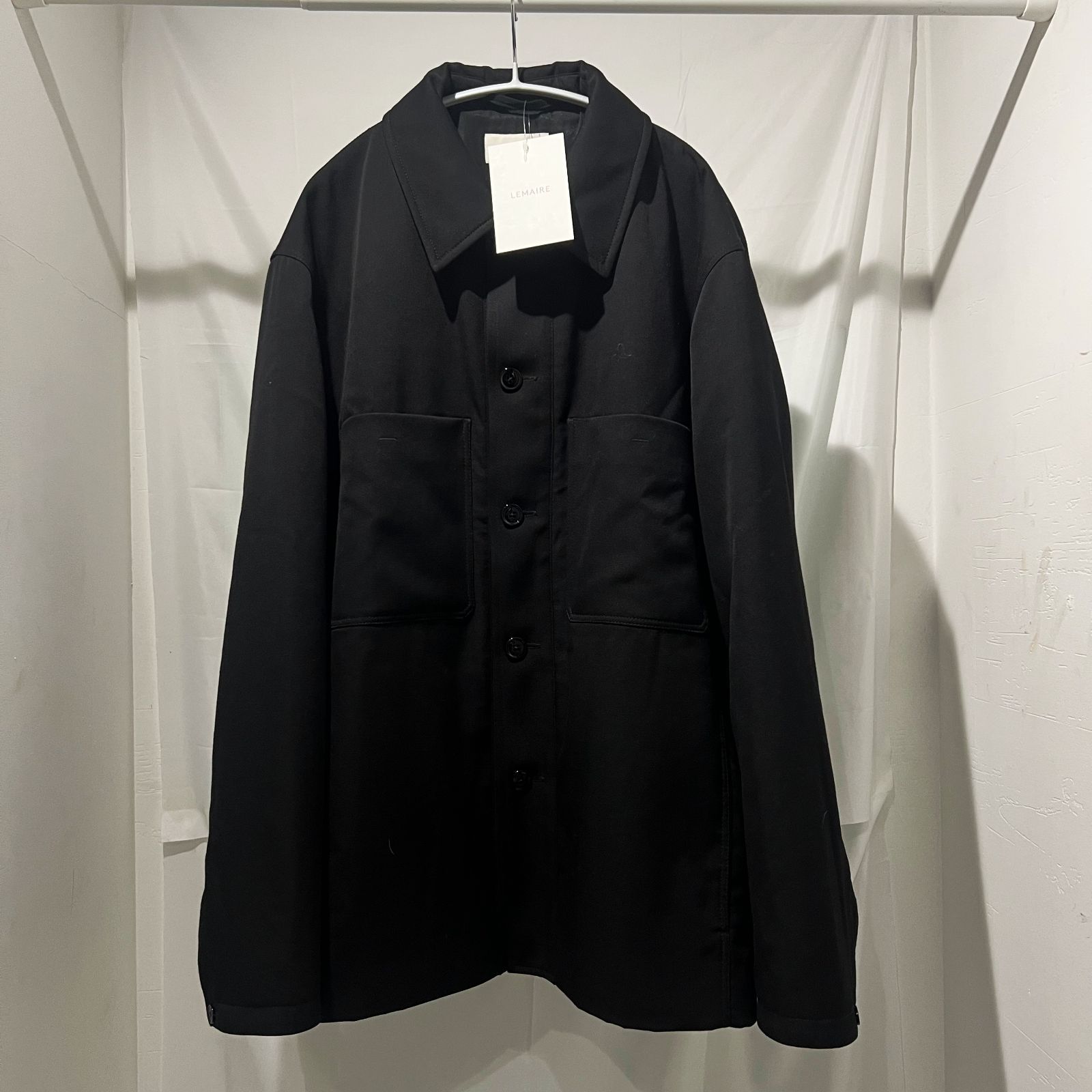 LEMAIRE ルメール 24AW WADDED FANCING BLOUSON ブルゾン ジャケット ブラック size44 OW1097 LF1317【中目黒R01】【新古品/未使用】