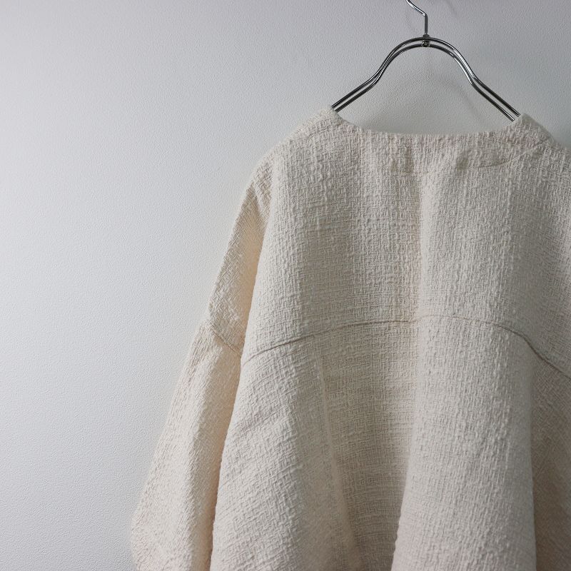 ネストローブ nest Robe 2023SS 今季 コットンリネンミックスツイード