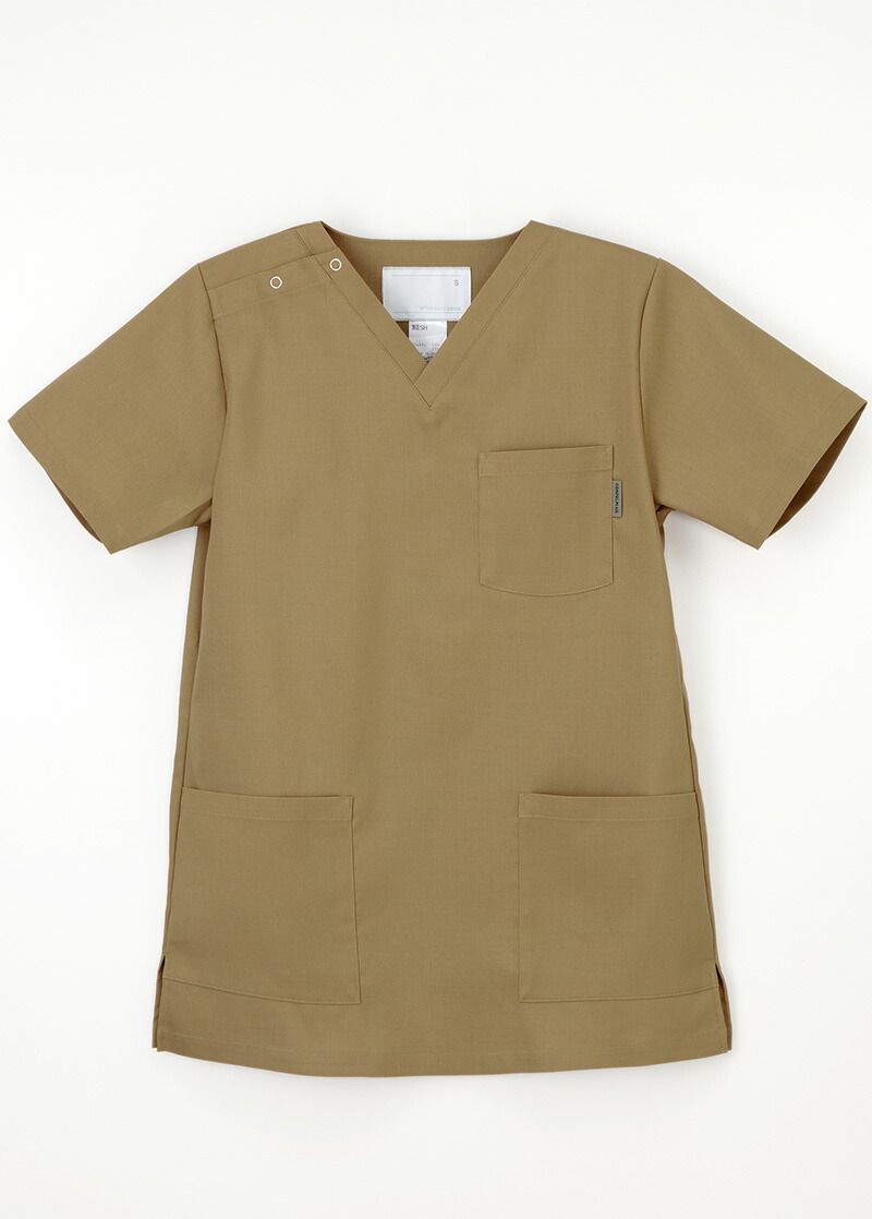 [ナガイレーベン] 男女兼用スクラブ (CPP-5332) [ベージュ]