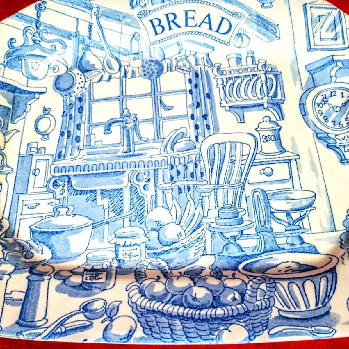 美品】英バーレイ社 Burleigh 角皿 スクエアディッシュ マチルダ