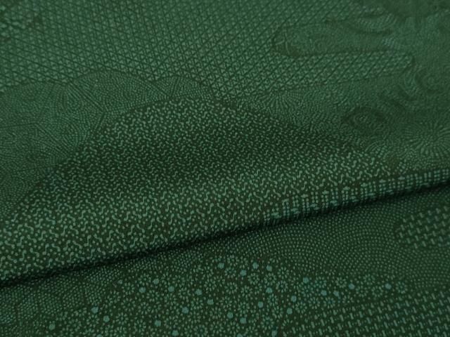 平和屋本店■極上　重要無形文化財　人間国宝　中村勇二郎　江戸小紋　名物裂霞文　逸品　DZAA5548kh5 平和屋本店□極上 重要無形文化財 人間国宝 中村勇二郎 江戸小紋 名物