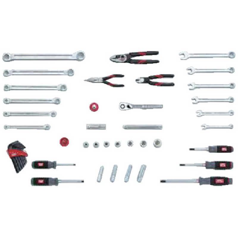 送料無料 ♥ 未開梱 KTC KTC 工具セット 片開きメタルケースタイプ 43点 SK3435S