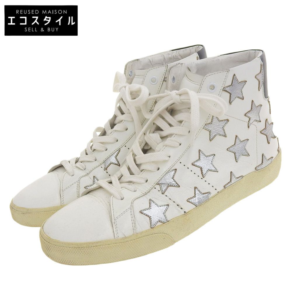 SAINT LAURENT ホワイト ハイカットスニーカー SAINT LAURENT ホワイト ハイカットスニーカーサイズ42