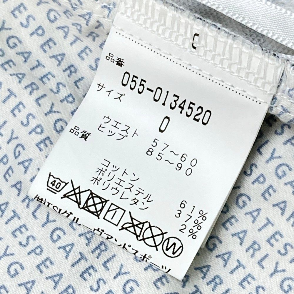 サイズ：0 PEARLY GATES パーリーゲイツ ストレッチスカート 総柄