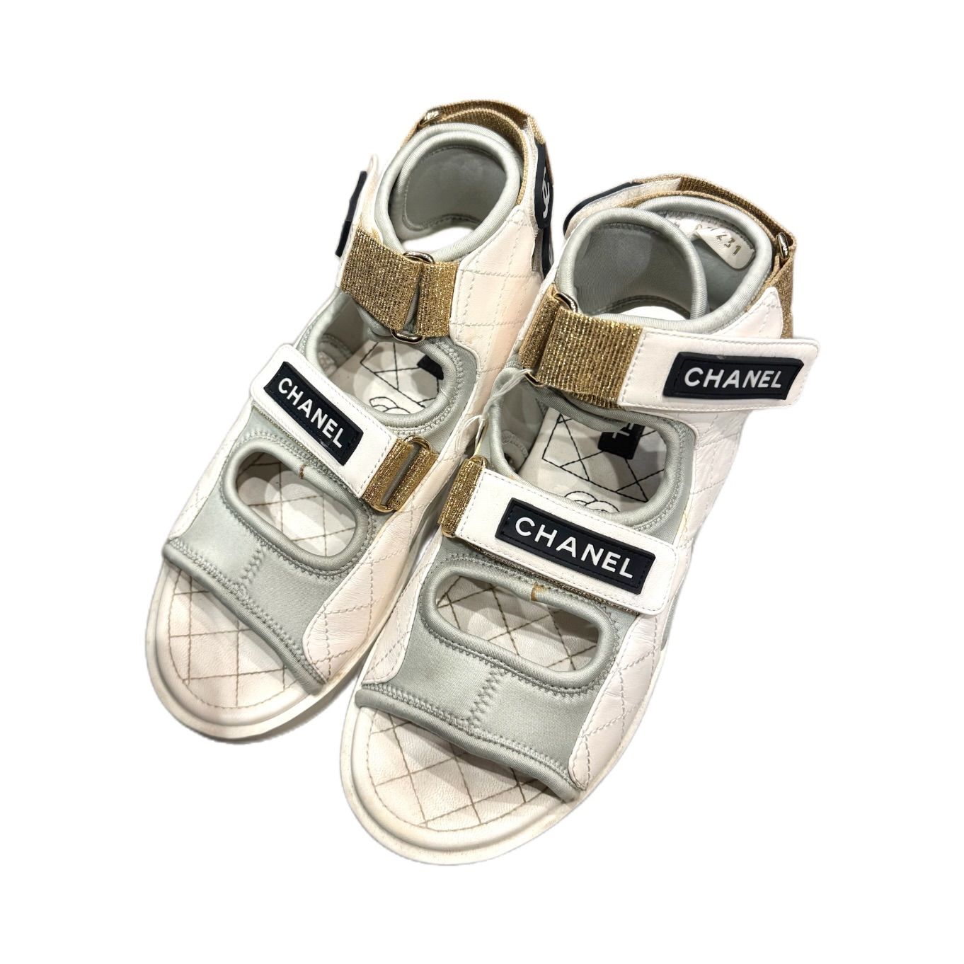 CHANEL シャネル レディース スポーツサンダル ホワイト