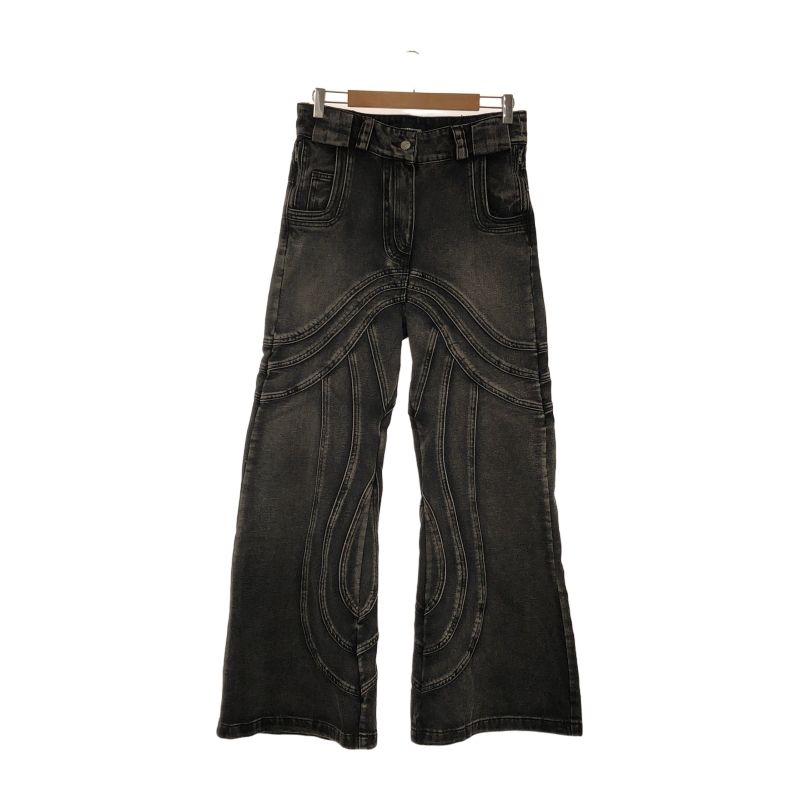 【中古】NO/FAITH STUDIOS heavy wave denim サイズS ブラック ノーフェイスストゥディオス[17]