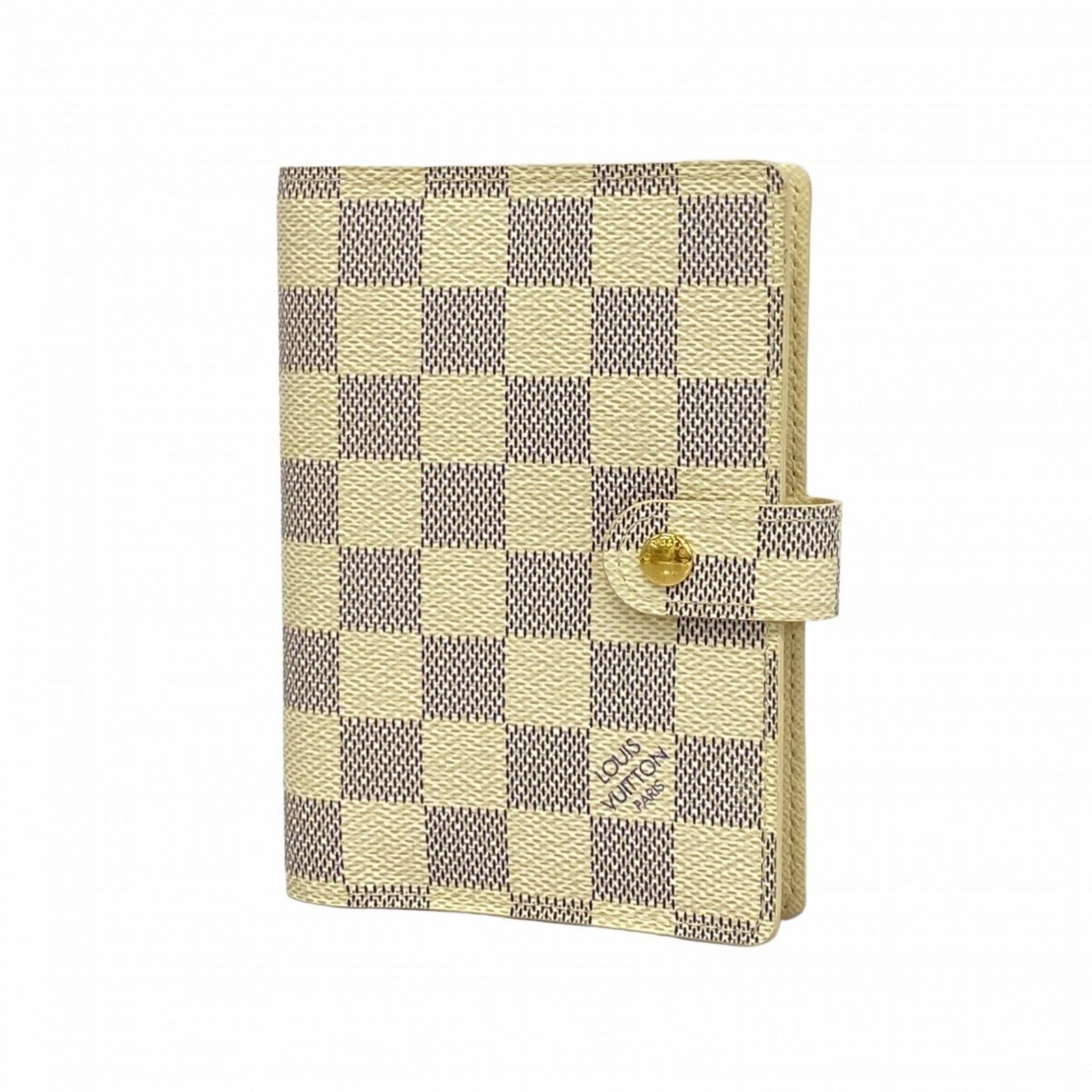 ルイ ヴィトン Louis Vuitton ルイ ヴィトン 手帳カバー ダミエ アズール アジェンダ PM R20706 ホワイトレディース