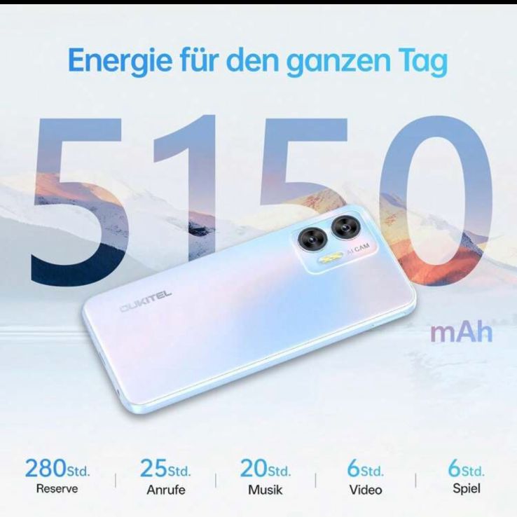 OUKITEL C36 スマートフォン SIMフリー 24GB+256GB/1TB、Android