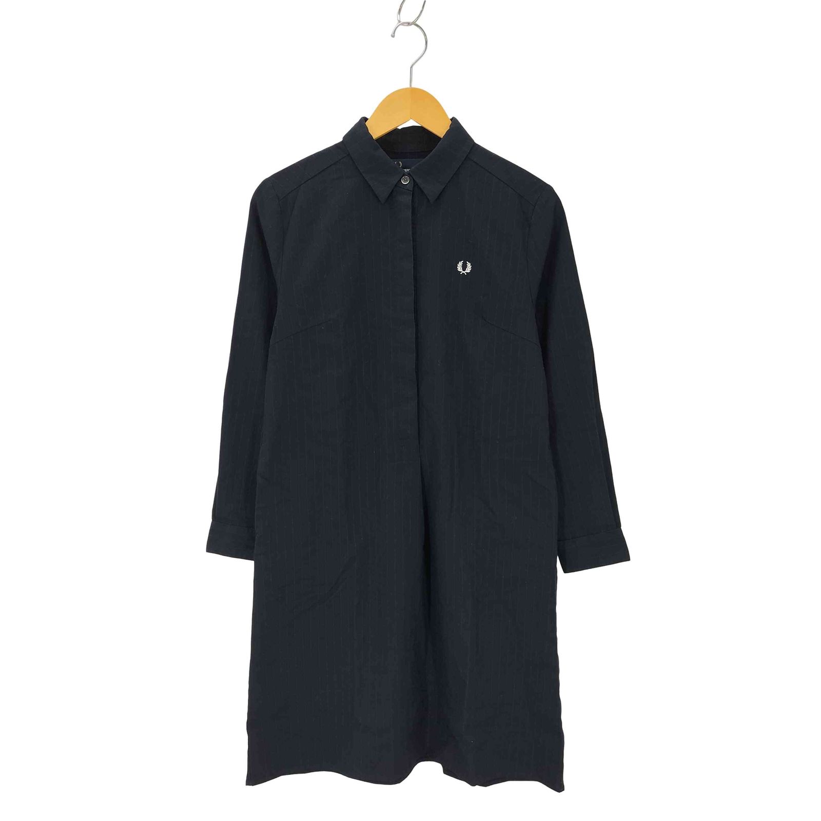 Striped Shirt Dress(10 X89：COURT GREEN): | FRED PERRY JAPAN