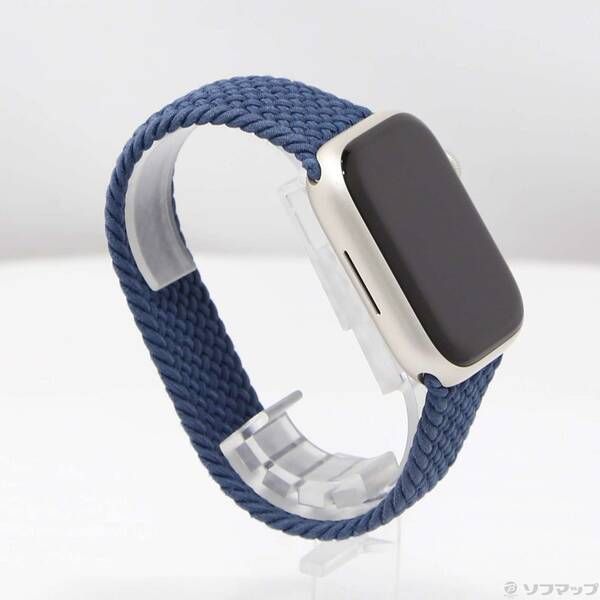 中古品〕 Apple Watch Series 7 GPS 45mm スターライト 中古品〕 Apple Watch Series 7 GPS 45mm スターライト