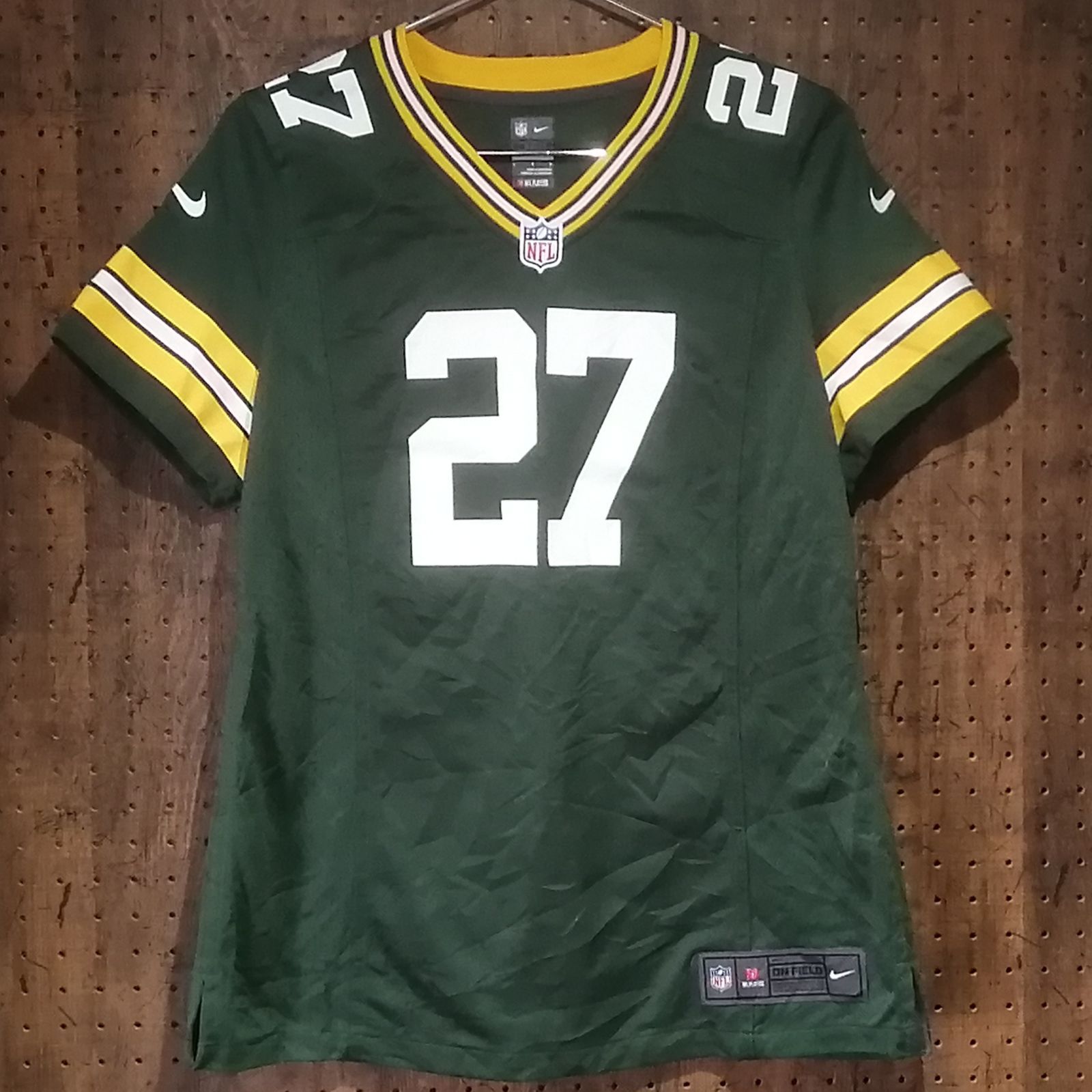 NIKE ナイキ NFL PLAYERS「LACY #27」ゲームシャツ レディースサイズL