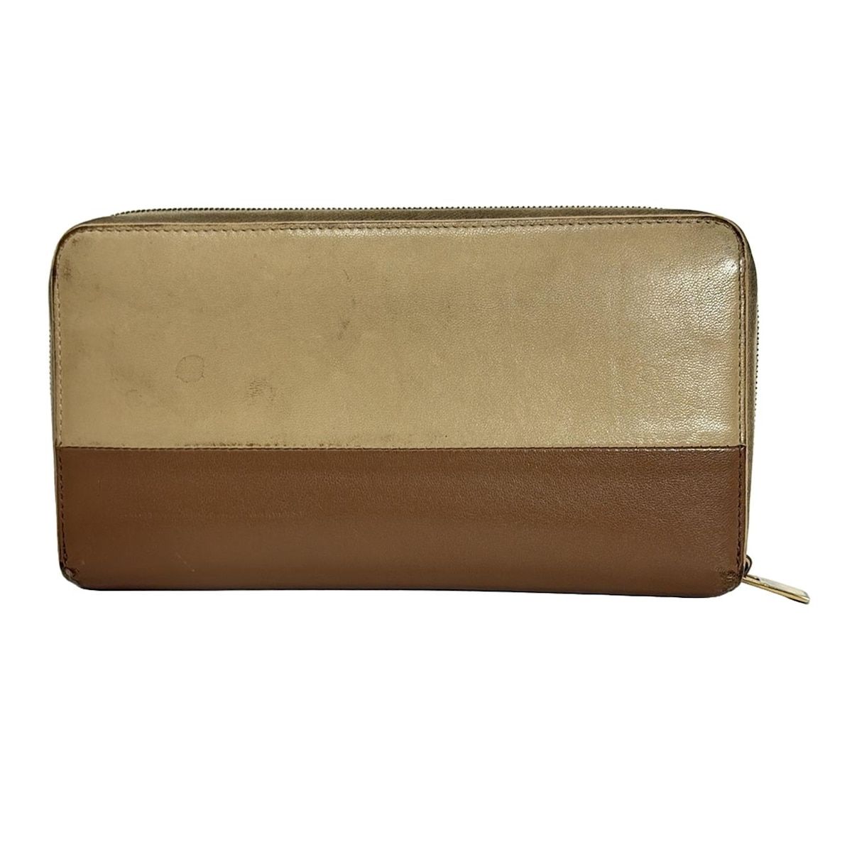 セリーヌ 長財布 - ベージュ レザー