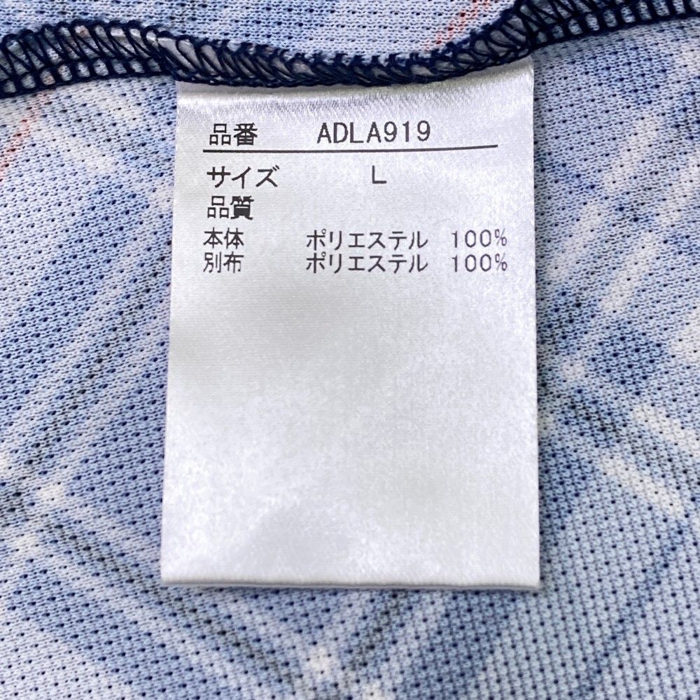 アドミラル　admiral チェック柄 ハーフジップシャツ サイズ：L ADMIRAL アドミラル ハーフジップ 半袖Tシャツ