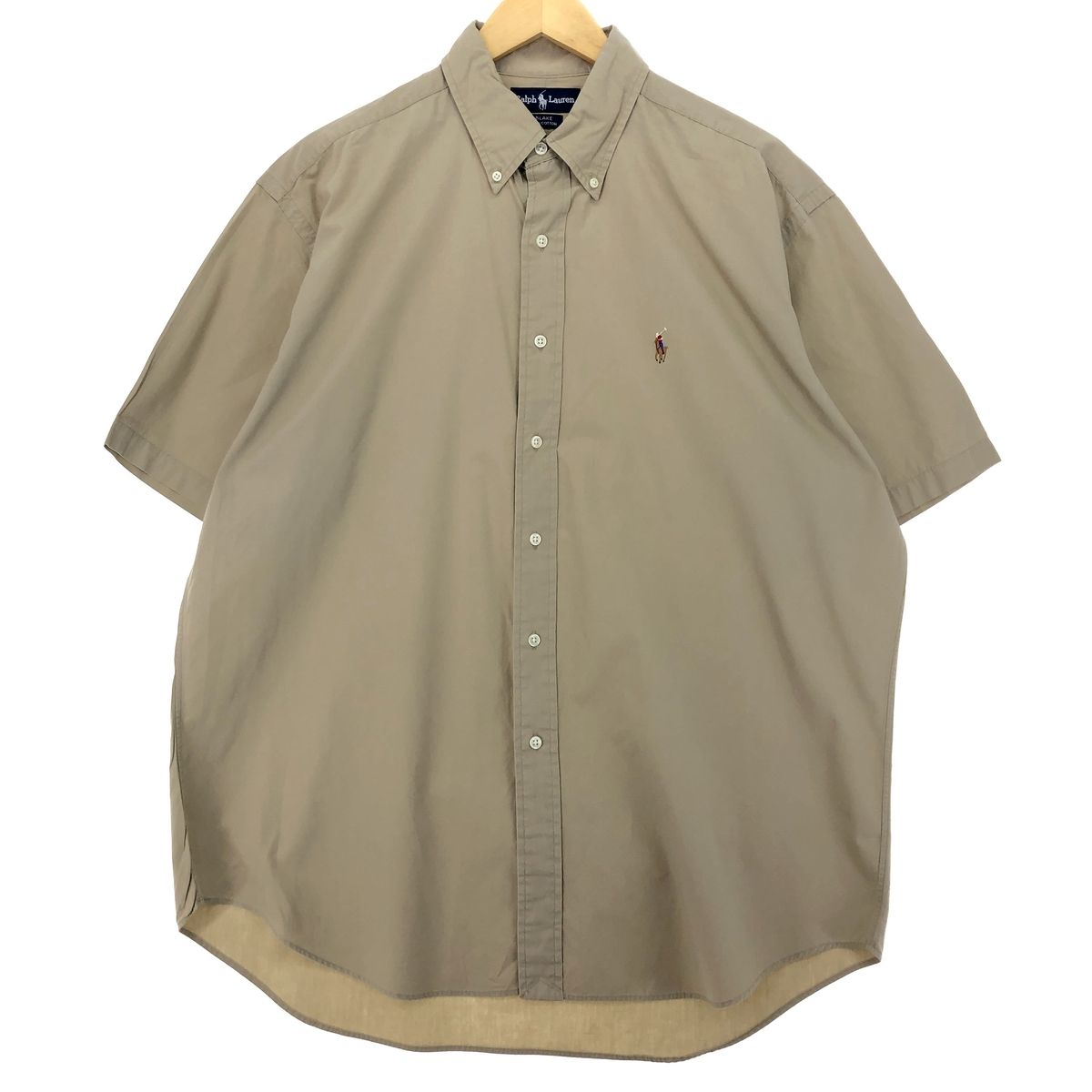 古着 ラルフローレン Ralph Lauren BLAKE 半袖 ボタンダウンシャツ メンズL /eaa451123 【中古】/eaa451123