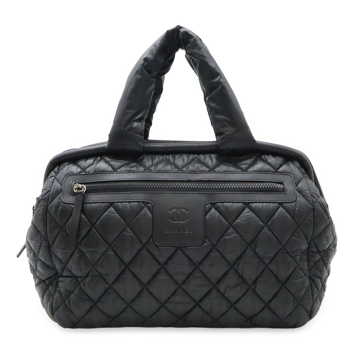 CHANEL 超美品。オールレザー、 コココクーンボストンバッグ CHANEL シャネル コココクーン ココマーク ハンドバッグ ミニ