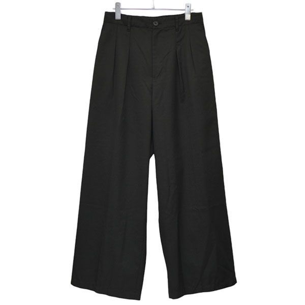 MAISON SPECIAL　メゾンスペシャル　Wool Mix Continuous Tow-Tuck Wide Pants　2タックワイドスラックスパンツ　8054000178100