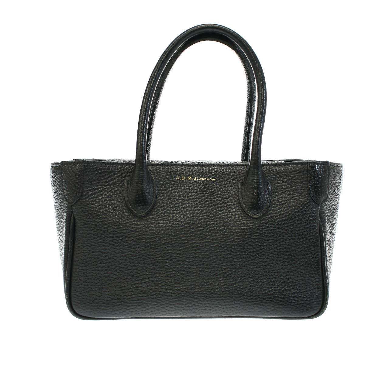 A.D.M.J 2way ショルダー トートバッグ 牛革 ADMJ ブラック 黒 【公式 
