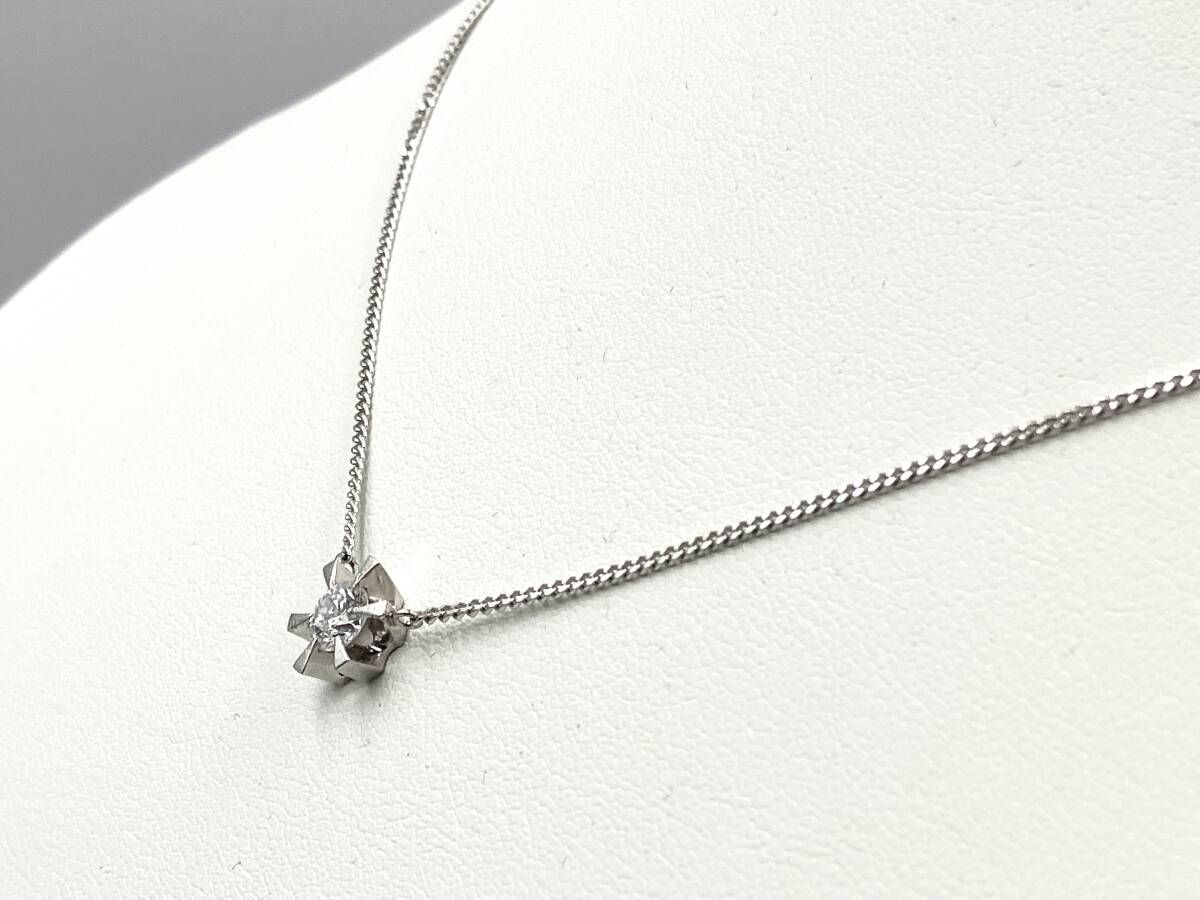 ダイヤモンド ネックレス ドーナツ( PT850 刻印有 プラチナ使用　2222 ダイヤモンド ネックレス ドーナツ( PT850 刻印有 プラチナ使用