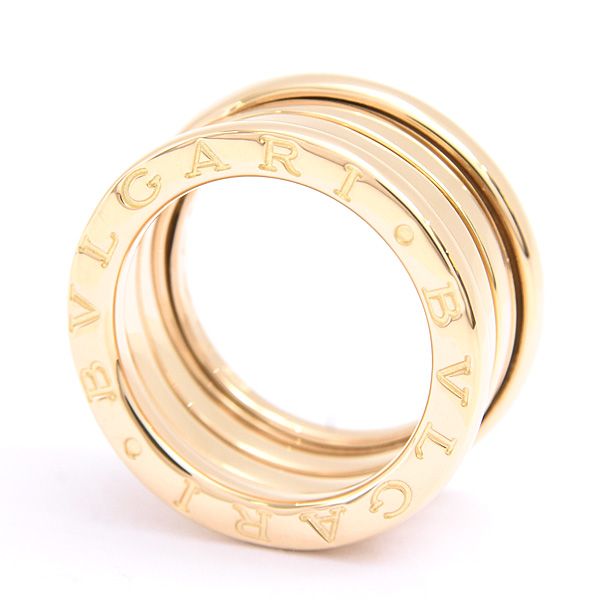 ブルガリ 指輪 レディース メンズ ビー ゼロワン B-ZERO1 リング イエローゴールド 刻印サイズ49 実寸8号 BVLGARI 750YG