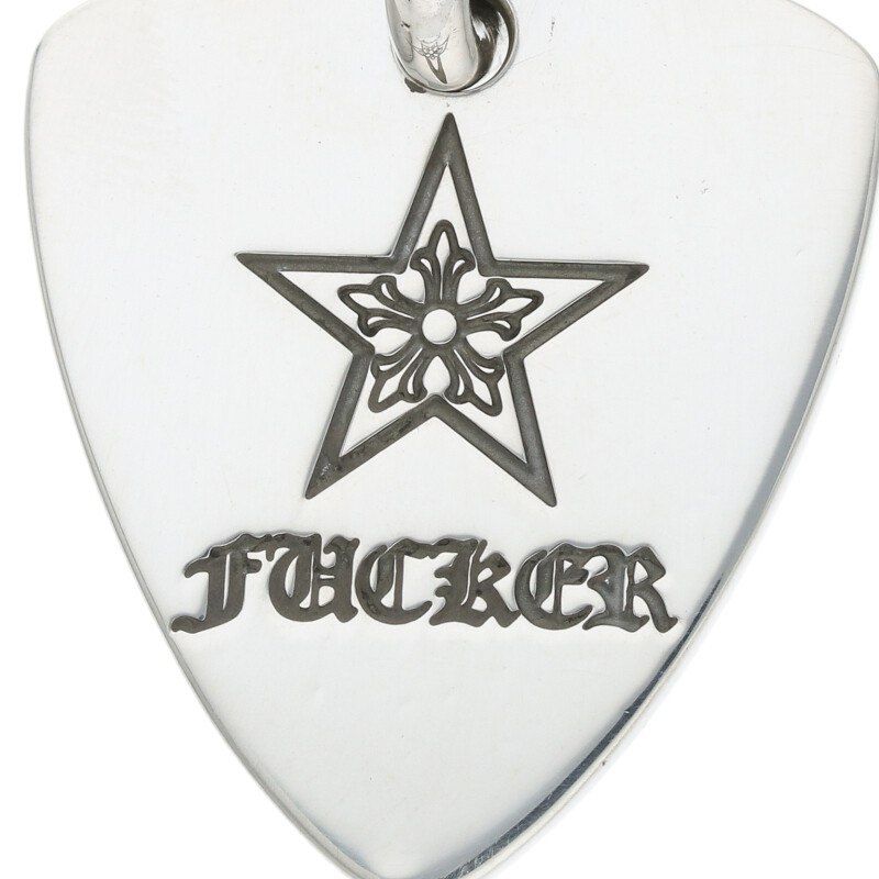 CHROME HEARTS クロムハーツ ギターピック ペンダント シルバー クロムハーツ（Chrome Hearts）ペンダント ギター ピック