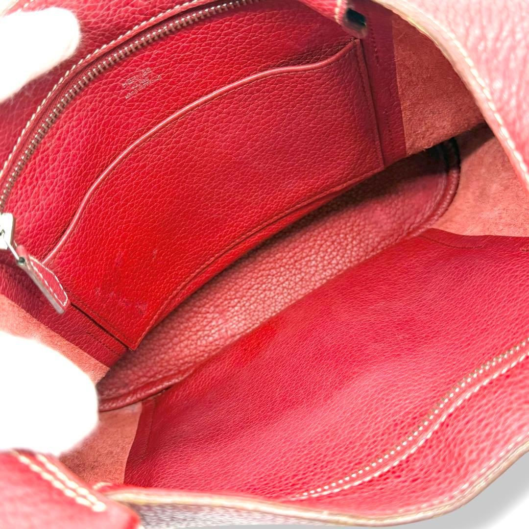 エルメス　ショルダーバッグ　グッドニュースPM ルージュカザック　3737 エルメス ショルダーバッグ グッドニュースPM ルージュカザック 3737