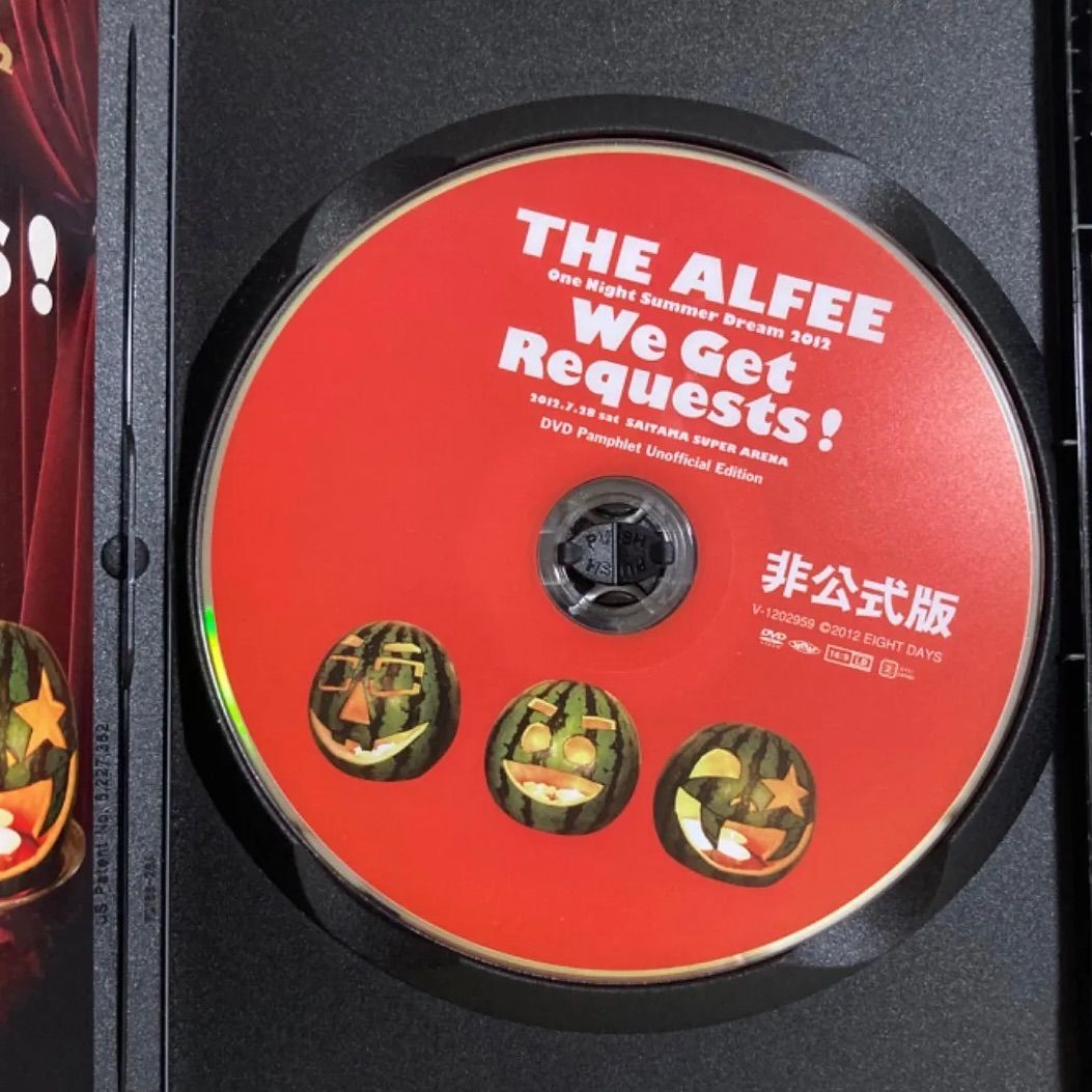 DVD/THE ALFEE 2012 DVDパンフレット 2枚セット - メルカリ