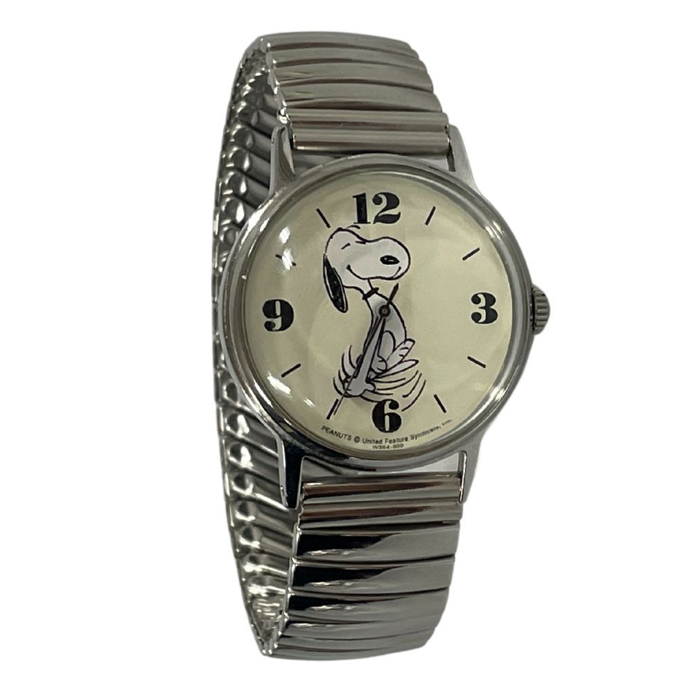 JOURNAL STANDARD ジャーナルスタンダード SNOOPY WATCH スヌーピー 腕時計 蛇腹ベルトに変更 稼働品 クリーム 正規品 /  32368 - メルカリ