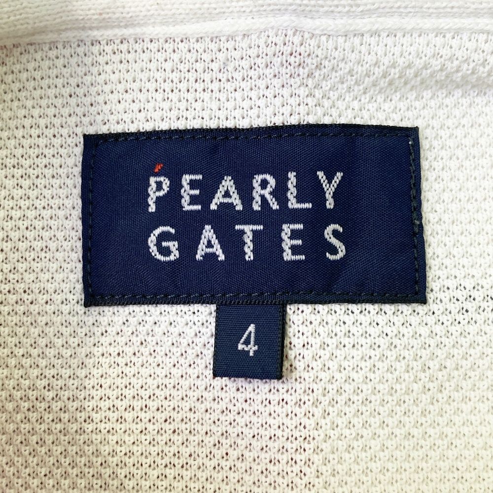 サイズ：4 PEARLY GATES パーリーゲイツ 半袖ポロシャツ ホワイト系