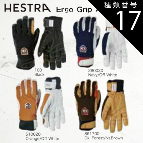 種類17：DkForest-NtBrown/7 ヘストラ スキー スノー グローブ 手袋 メンズ レディース 32950 23-24 HESTRA Ergo Grip Active 男性用 女性用 GORE ゴル 2024 日本正規品