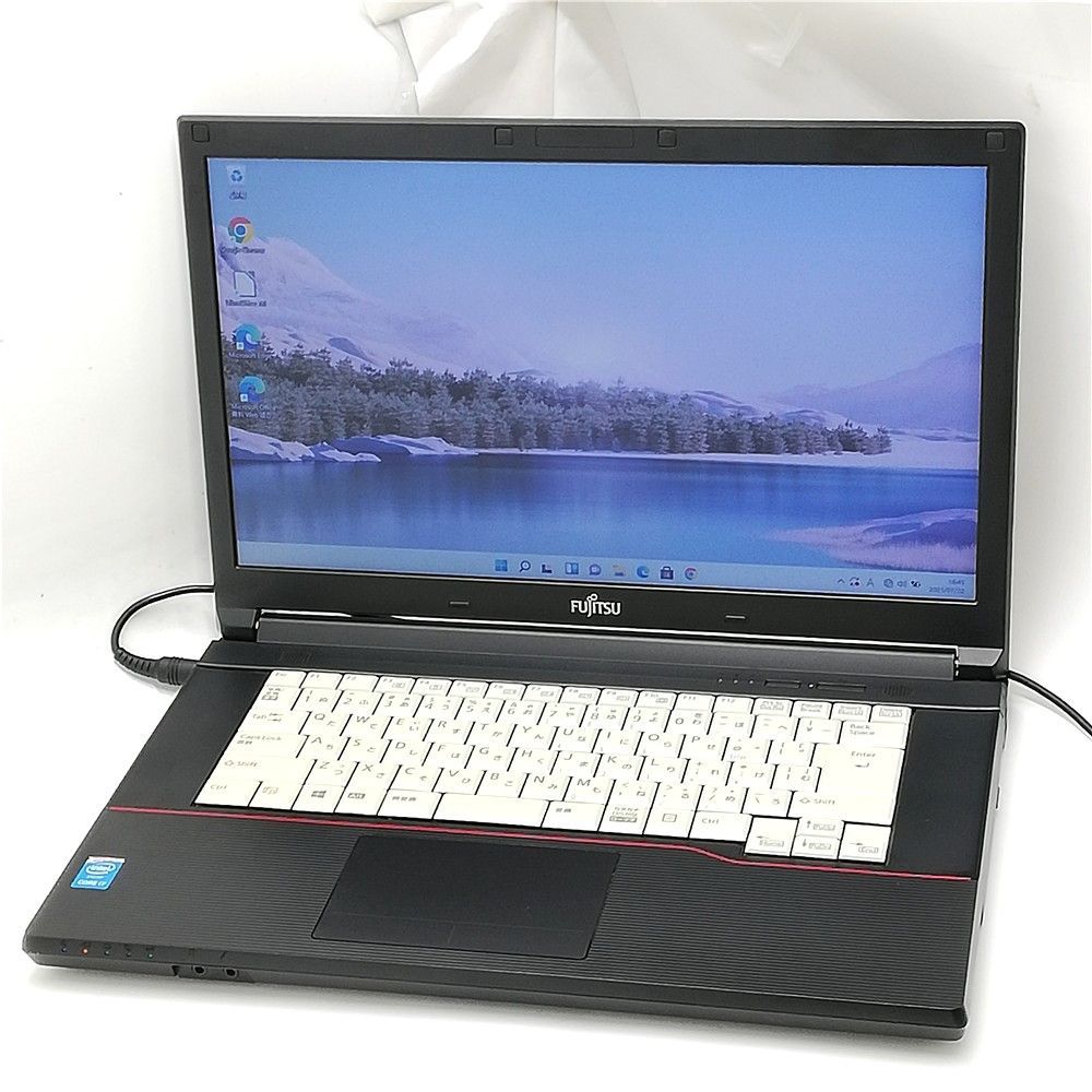 【お買得❗】富士通初心者向ノートパソコン❗高速SSD＋HDD カメラ DVD搭載 赤字覚悟 初心者向 富士通 ノートパソコン A744/M 中古良品 Core