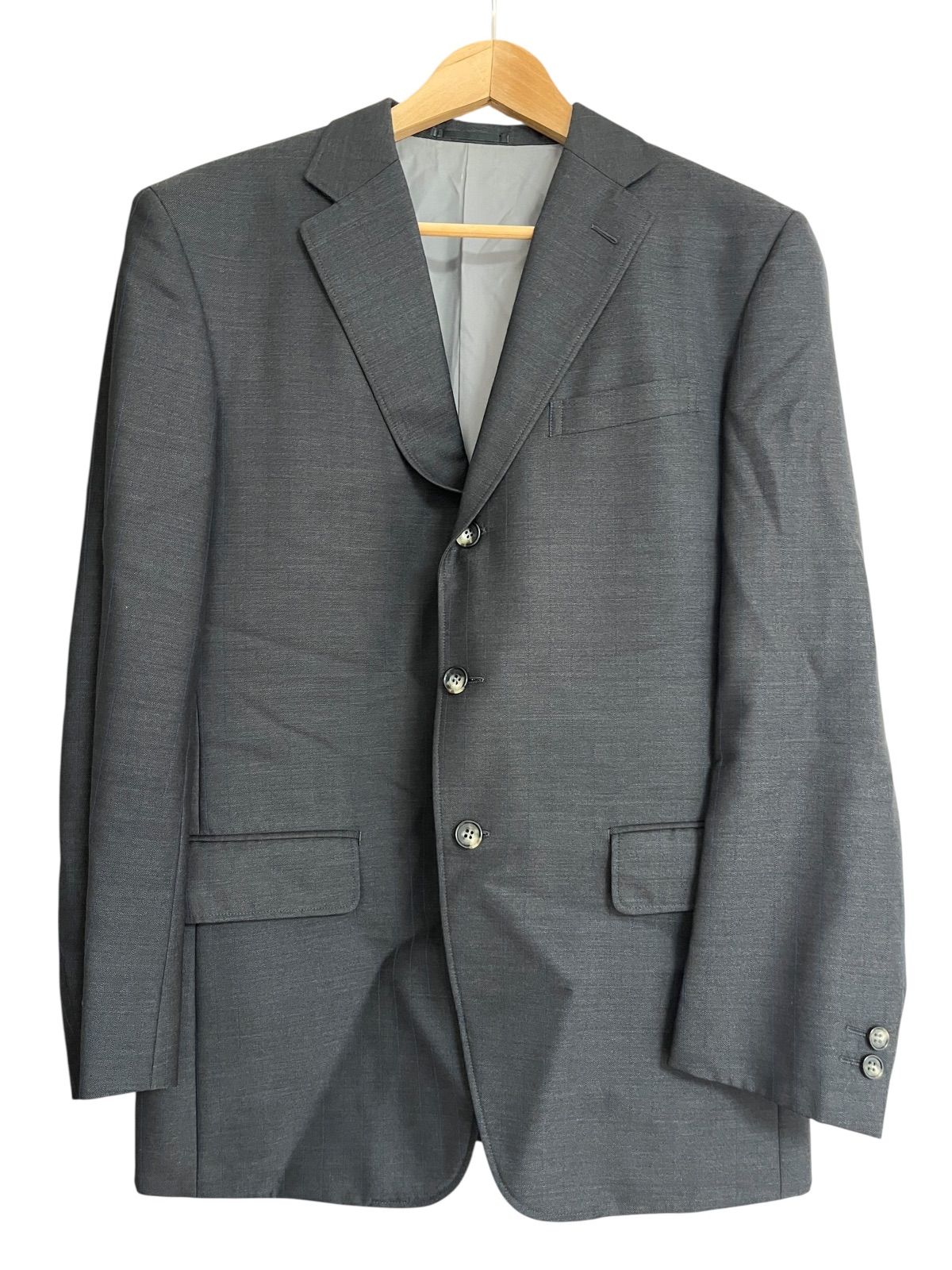 【美品】　ダンヒル　 ビジネススーツ　ストライプ 　A7〜AB4　 L相当 2n5c64-20_900.jpg