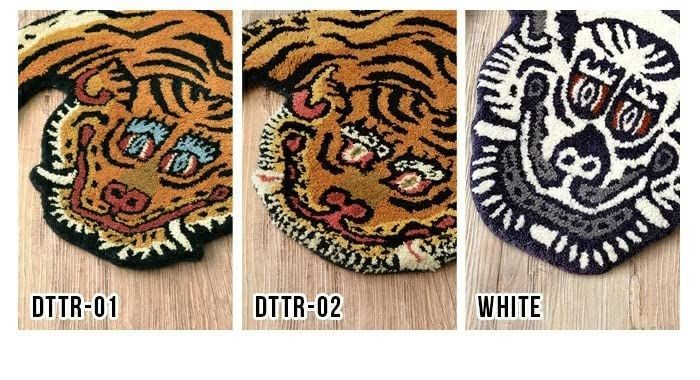 在庫セール】チベタンタイガーラグ スモール DETAIL Tibetan Tiger Rug DTTR-02 Sサイズ ショップTT  ♤土日祝は休業♤ メルカリ