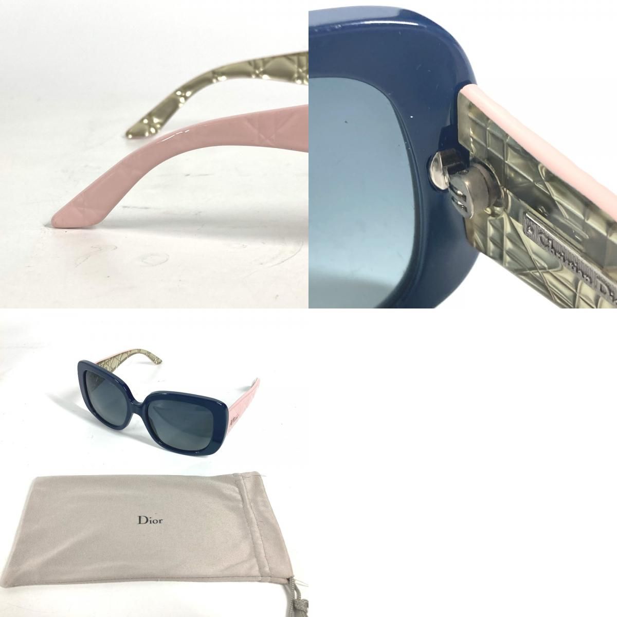 ディオールのサングラス Dior ディオール サングラス カナージュ ロゴ バイカラー NQHHD