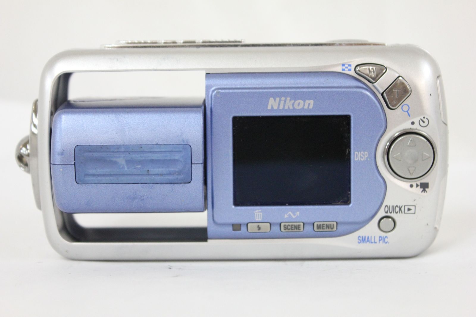 返品保証】 ニコン Nikon Coolpix E2500 ブルー 3x バッテリー